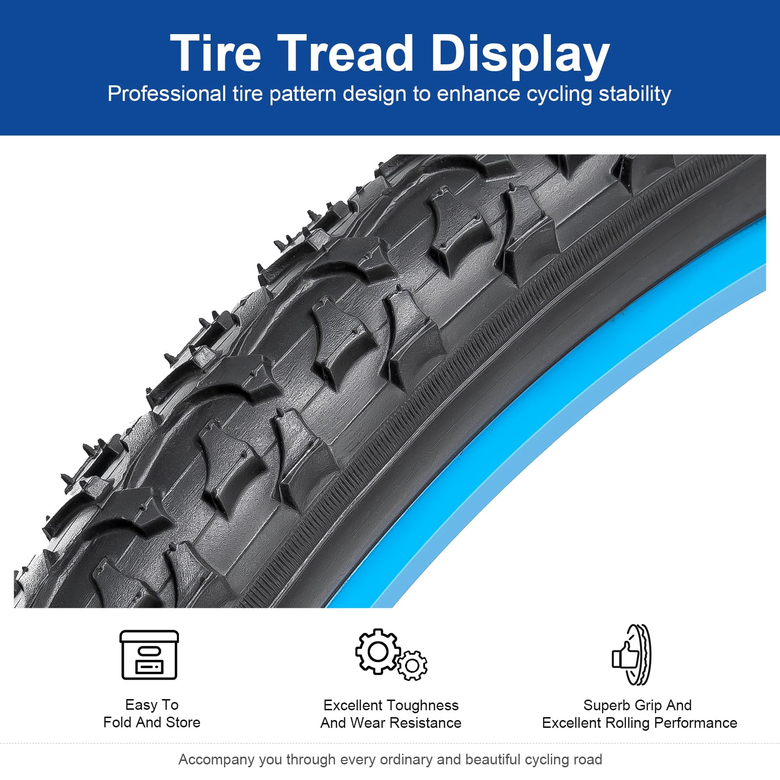 Amazon.com : 26x2.125 (57-559) Bike Tire 26 inch Bicycle tire